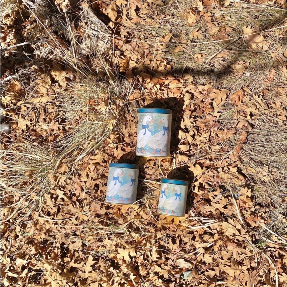 Vintage Tin Can Storage Set